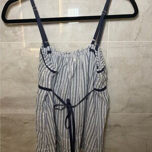 Abercrombie & Fitch striped babydoll top